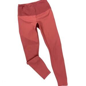 90 Degree By Reflex Wonderlink Leggings Ribbed Contrast High Waist 7/8 Ankle XS